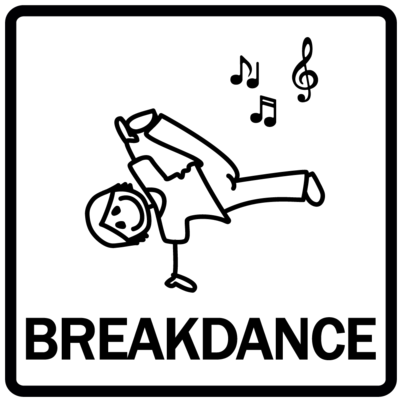 Piktogram - Breakdance