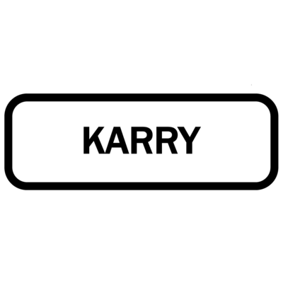 Piktogram - Karry, krukke sticker