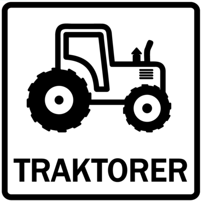 Piktogram - Traktorer