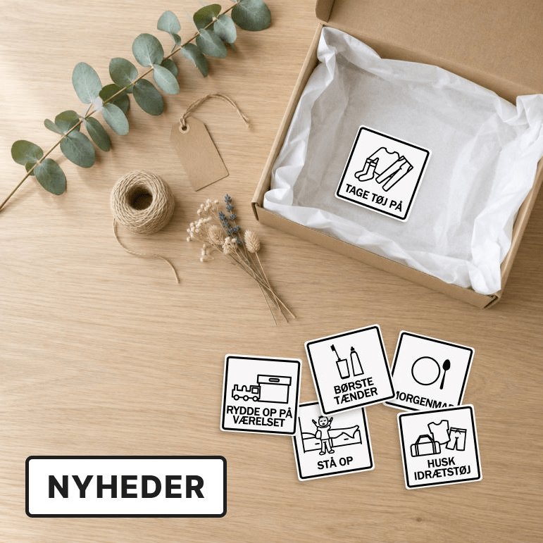 piktogram stickers magneter print-selv til børn og voksne