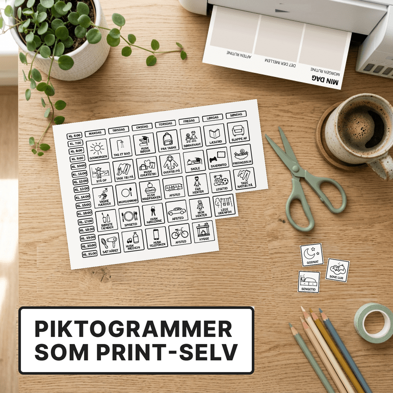 piktogram print-selv hverdagsstruktur